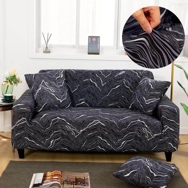 Printed Sofa Covers For Living Room Elastic Stretch Slipcover Sectional Corner Sofa Covers