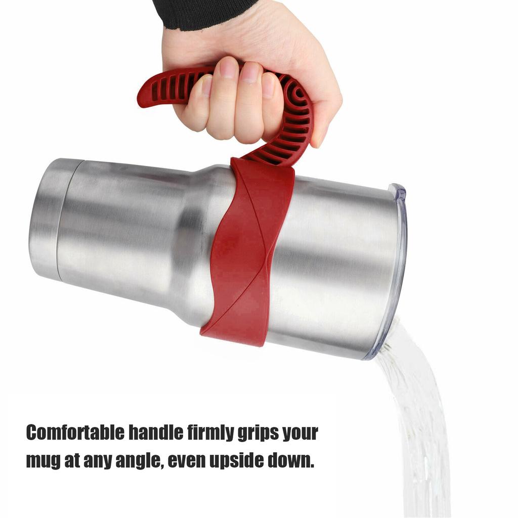 Mug Handle Plastic Ergonomic Jug Carrier Handle for 20oz‑30oz Jugs Bottles and Most Other Tumblers