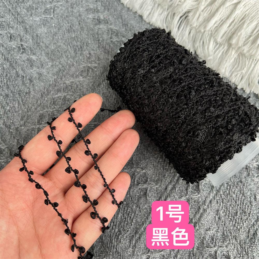 100G Glossy Ear Yarn, Bilateral Small Circles, Hand-mixed Wiring, Hand-woven Fancy Yarn DIY Knitting&Crocheting