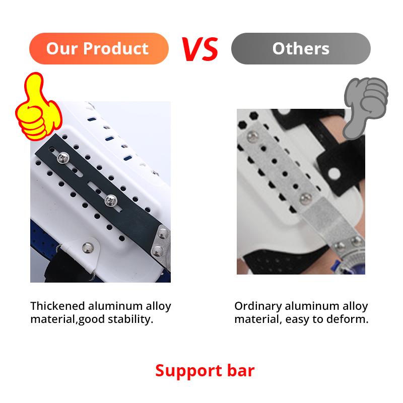 Adjustable Knee Ankle Foot Orthosis Support Lower Limbs Brace Fracture Protector Leg Joint Support Ligament Rehabilitation Care