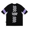 Monkey Flower Unisex Color Block Sleeve Regular Fit Short Sleeve T-Shirt/Mm1Wts01U Black