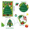 Non-Toxic 8Pcs Christmas Puzzle Stickers Kids Cartoon Santa Snowman Xmas Tree Stickers Party Decoration Diy Assemble Waterproof Stickers