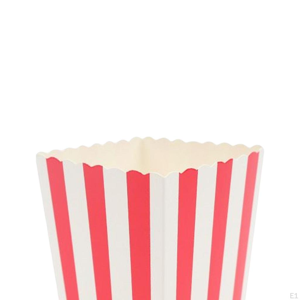 Set mit 10 Popcorn-Geschenkboxen Karton Süßigkeitenbehälter Partys Mini-Papierbehälter