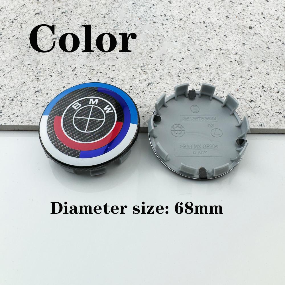 4Pcs 56mm 68MM For BMW X1 X3 X5 X6 X7 F20 F22 F23 F85 F86 E90 E91 F32 F33 F34 F36 F10 F11 F18 F06 F12 F13 F01 Car Wheel Center c