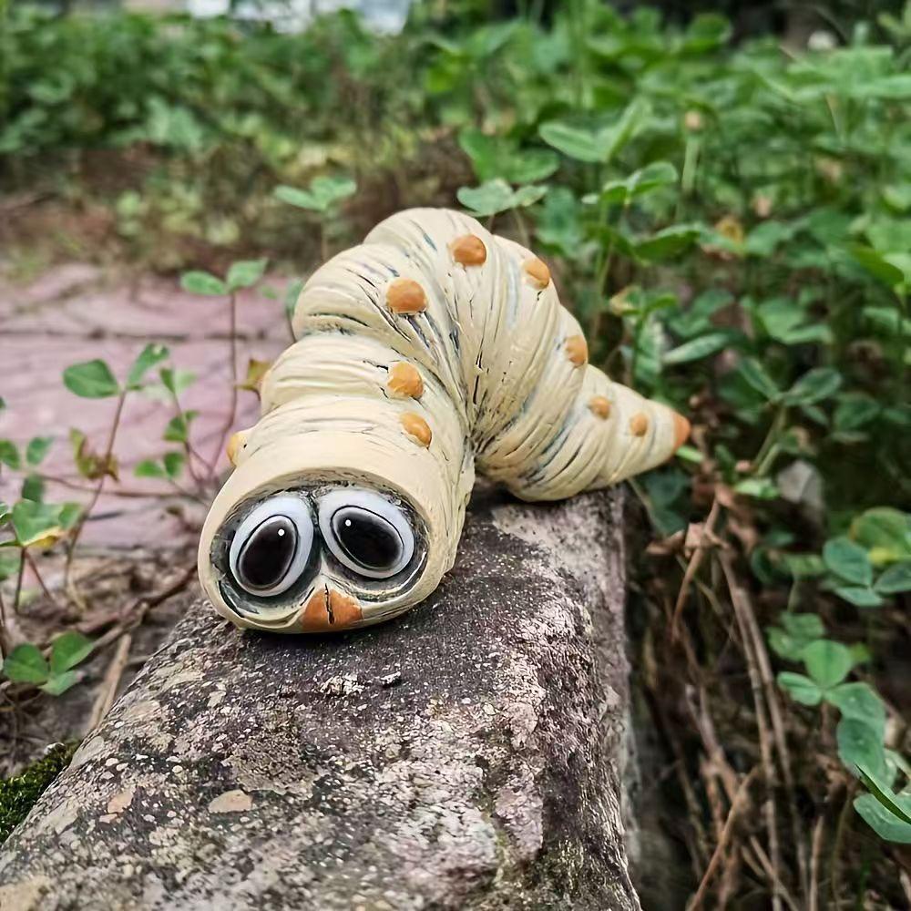 Caterpillar Statue Decorations Resins Outdoor CHILDREN'S Garden Courtyard Lawn Resin Decorative Sculpture For Home Garden Crafts