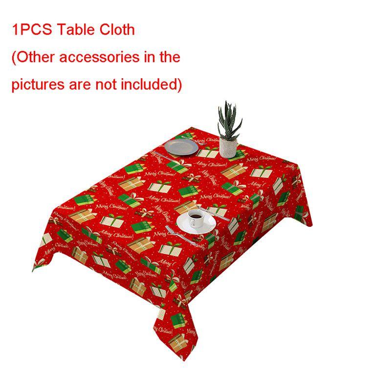 Luxurious Waterproof Tablecloth With Chair Cover For Festive Holiday Gatherings