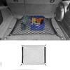 Cargo Net Fit for 2018-2025 Jeep Wrangler JL JLU 4XE Rear Trunk Net with Hooks Trunk Bed Netting Cover Organizer for 2024 Wrangler 4 Door