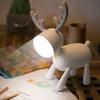 5V Elk Deer Night Light Adjustable Rotary Tail USB Rechargeable Lamp for Bedroom