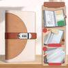Easy and Fun Deposit Book Holder Multi Pockets Cash Envelopes Binder  Money Savings Challenge