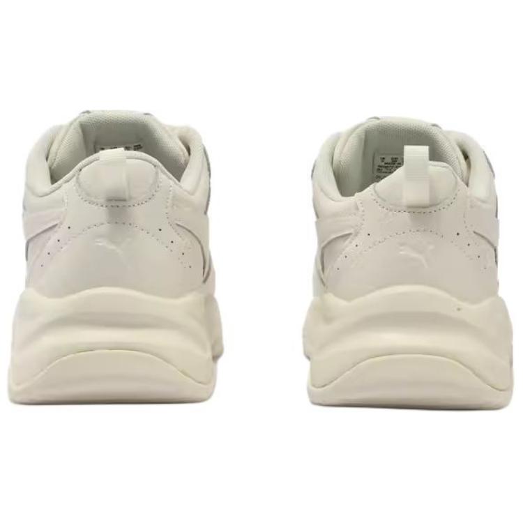 Puma Cilia Bow Comfortable Retro Low-Top Lifestyle Shoes Women Sneaker Beige 403077-01