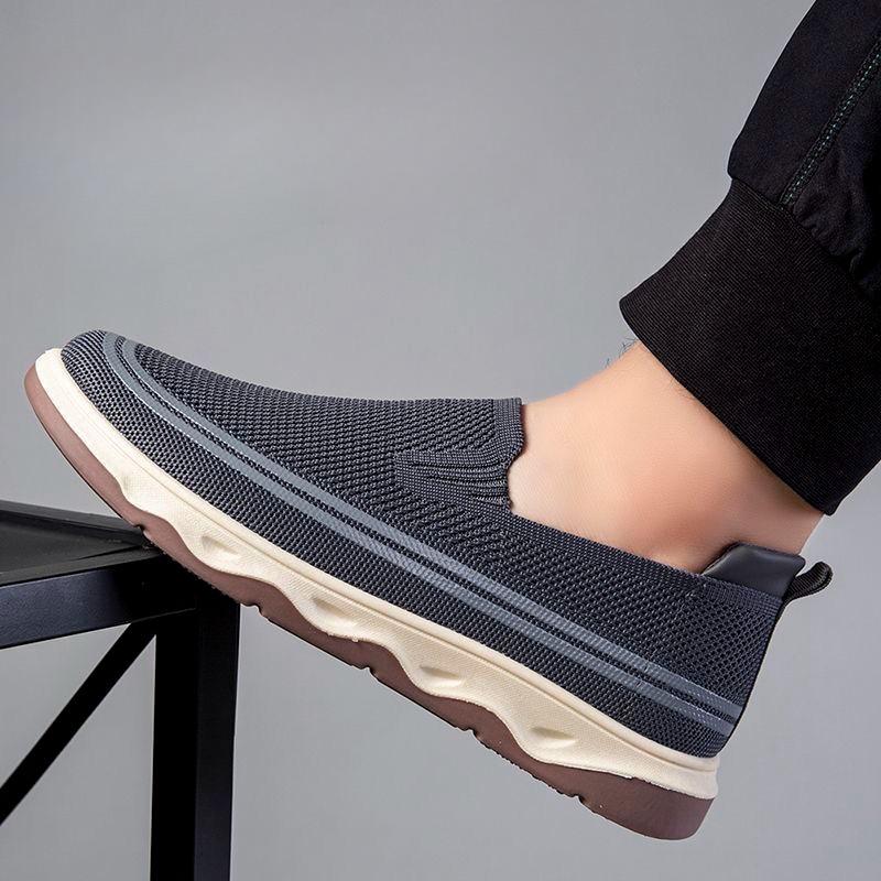 Fashion Male Shoe Non Slip Safety Height Increasing Sneakers Chunky Plain Common Adults Legitimate Classic Original Men's Casual Shoes