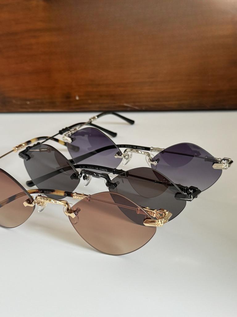 2025 New Fashion Trend Party Luxury Designer Sunglasses For Men And Women Personality Alloy Black High-End Uv400 Sunglasses