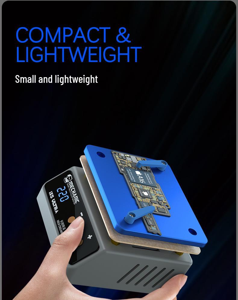 IX5/ULTRA Universal Preheating Table for Soldering Paste and Adhesive Removal