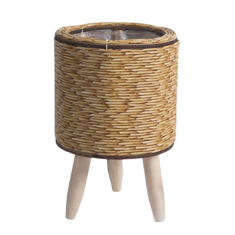Rattan Plant Basket Indoor Handwoven Plant Pots for Planter Flowers Pots Plant Pots Decorations Laundry Basket Dropshipping