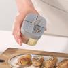 4 Grid Seasoning Dispenser Kitchen Spice Jar with Lid Portable