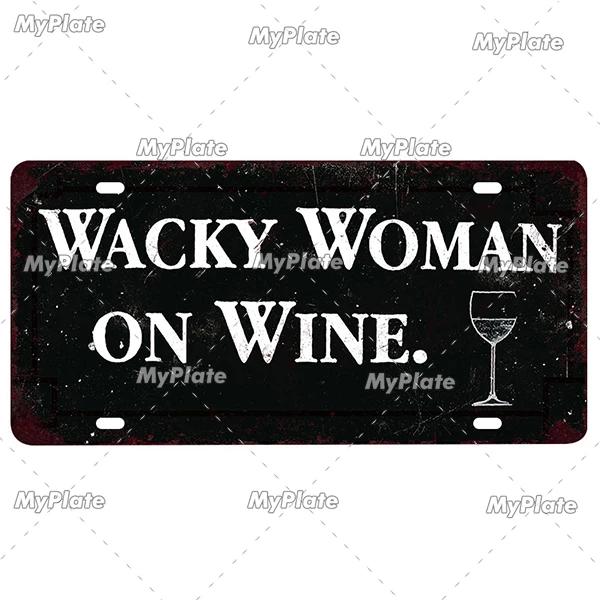 Wein Metallschild Kaffee Blechschild Nummernschild Vintage Dekoration Man Cave Plakette Heim Wanddeko Barschild Poster