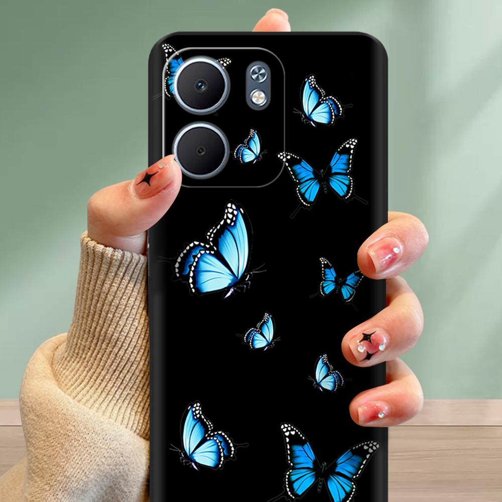 For Oppo A5x Case Soft Silicone Phone Cases Black TPU Back Cover For Oppo A5X A5 x 4G 5G Case Cute Printed Bags Fundas Coque