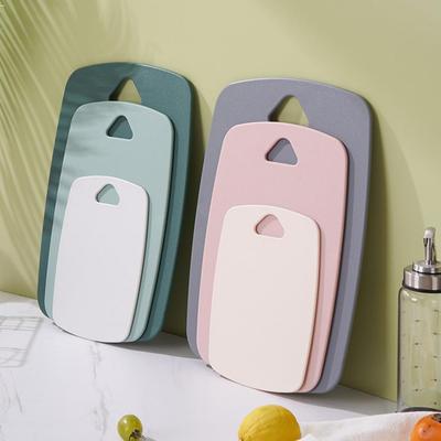 Schneidebretter für Küche Schlanke Oberfläche Schneidebrett Langlebiges Kunststoff Schneidebrett-Set mit Easy-Grip für Küche für Fleisch