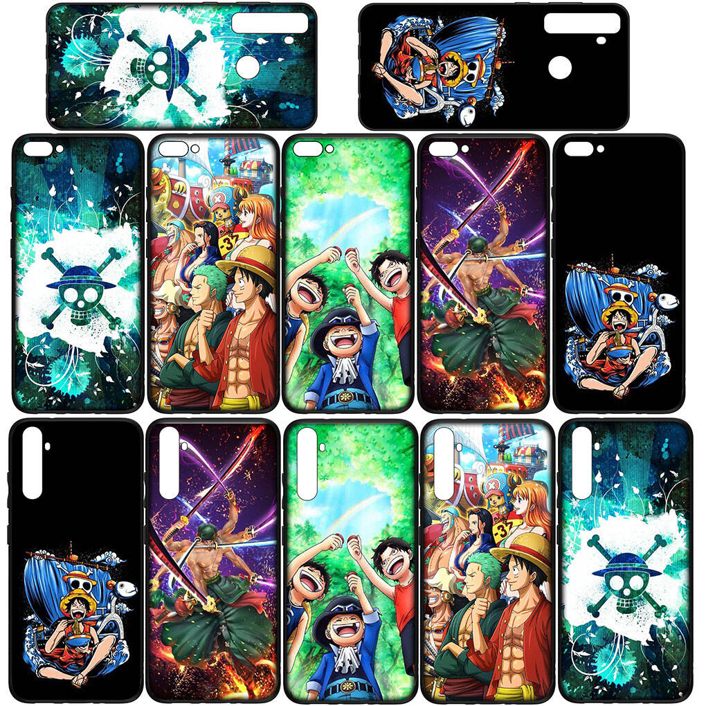 Phone Case for iPhone 17 15 16 Plus Redmi Note 14 12 11 13 Pro Max Huawei P30 P20 Lite OPPO A60 A40 A80 A18 A16 A54 Luffy Roronoa Zoro One Piece Cover