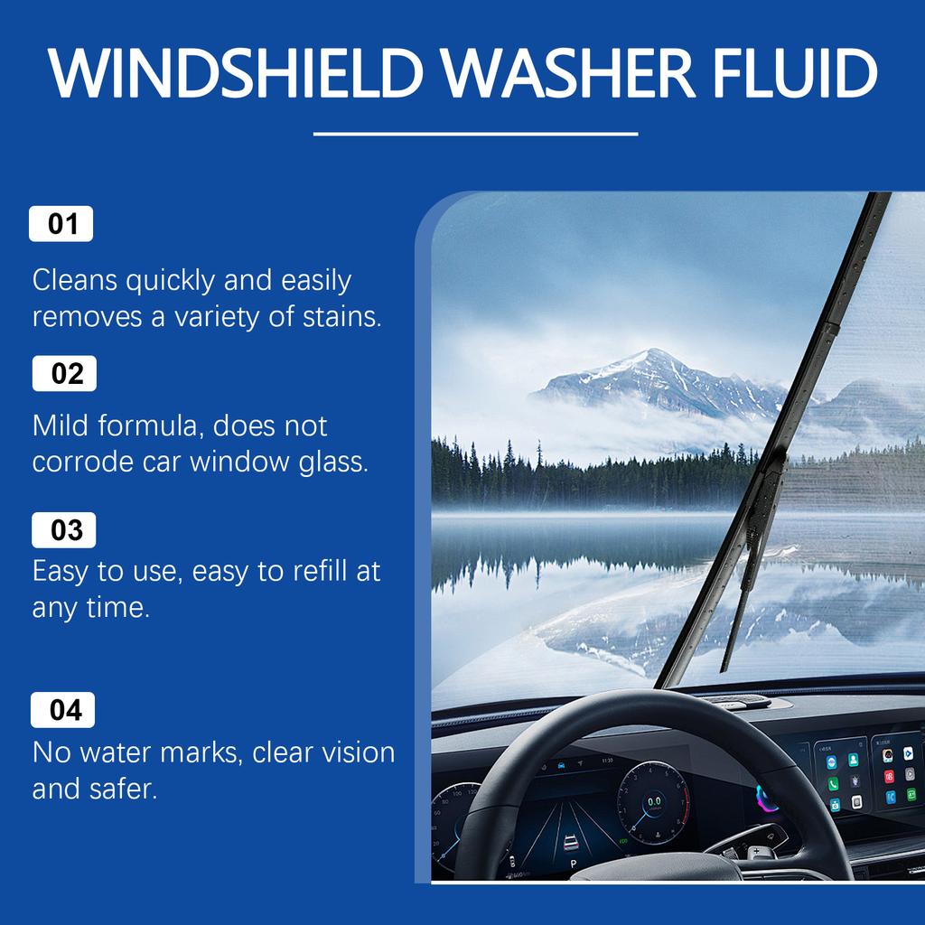 Rayhong 250ml Windshield Cleaning Fluid Automotive Glass Anti Drive Water Penetrating Decomposition Stubborn Oil Film Cleaner