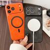 Magnetic Leather Phone Case For For Iphone 17 13 14 1 16 Pro Max Air 17Pro  Big Windows Wireless Charging Protector Cover