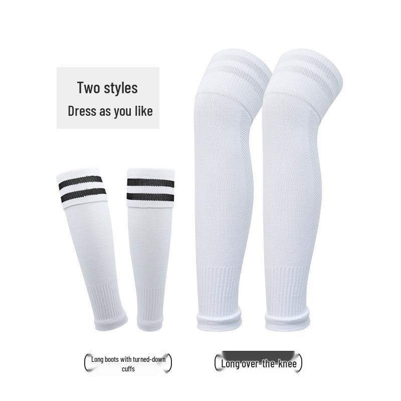 

Adult & Youth High-Top Football Sock Covers with Shin Guard Protection Medium