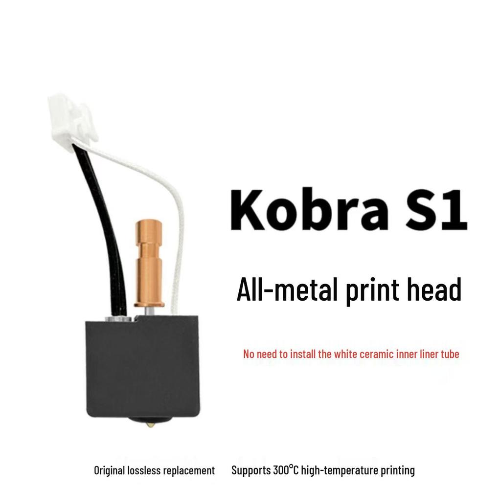 Anycubic Kobra S1C Hotend Nozzle All-Metal 3D Printer Head Upgrade.