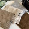 Twist Pattern Wool Scarf Gentle Breasts  Warm Neck Scarf for Students  New Winter Style for Men and Women