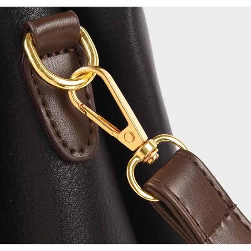 Elegante bolso tipo cartera con cremallera, moderno bolso de mano de gran capacidad para el trabajo, moderno bolso de mano con doble asa