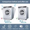 4Pcs Square Washing Machine Feet Pads Heightening Silent Dampers  for Washing Machine  Refrigerator