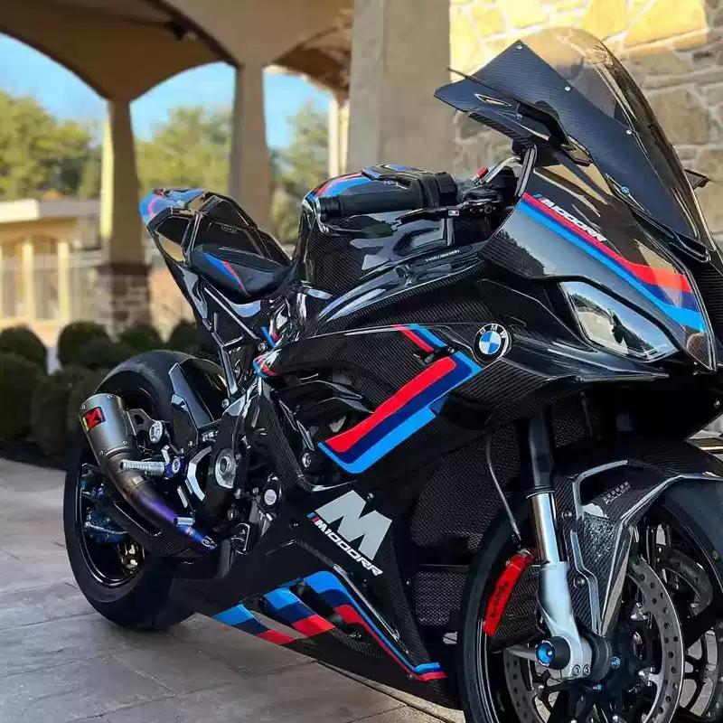 Applicable To the BMW S1000RR and M1000RR. Full Vehicle Decal Application. Tank Decal with Anti-slip Coating