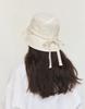 Hejiseuyeoseongaegseseoli Ivory Melange Linen Blend Bucket Hat