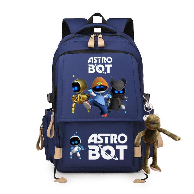 Set Zaino Scolastico da 3 Pezzi per Studenti Zaino Scolastico di Grande Capacità in Tessuto Oxford con Tracolla e Astuccio