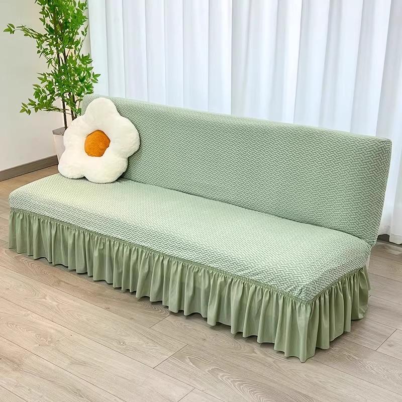 Armloser Schlafsofabezug Vollbezug Verdickt Anti-Kratz Universal All-in-One Faltsofa-Abdeckung 120-150cm