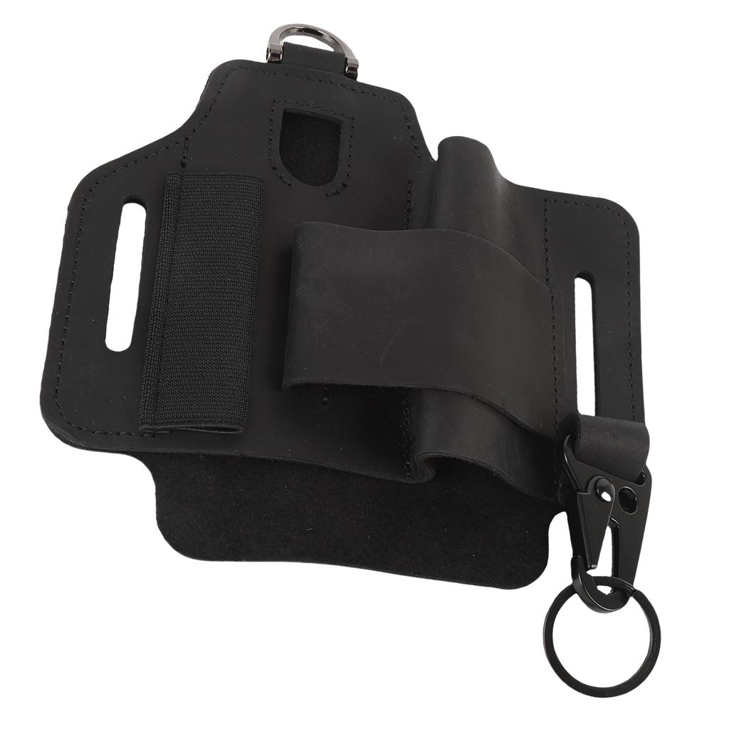 Belt Tool Bag Leather Multifunctional Portable Waist Tool Pouch for Outdoor Adventure Tackling Repair Projects