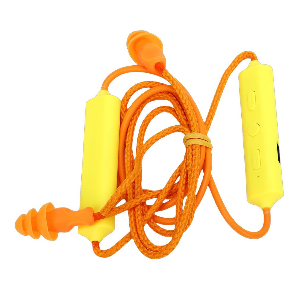 Earplug Headphone 29dB Noise Reduction IPX5 Water Proof Rechargeable Neckband Earbuds for Construction Site Workshop