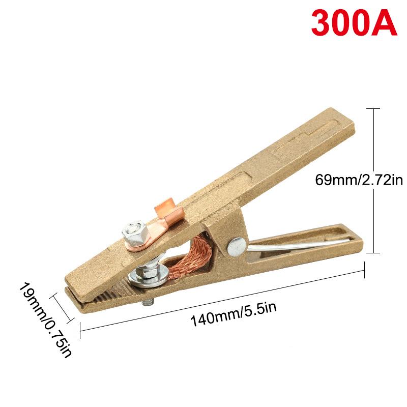 

260/300/500А Латунный Материал А-образный Зажим Заземления для Сварочного Аппарата Сварочный Зажим Заземления Латунный Сварочный Зажим