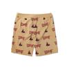 Vans OTW Asia Artist Collaboration OKEH Flame Print Shorts Unisex Bottoms Khaki VN000FTWCGU