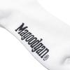 Athletic 9401 Logo Embroidered Off-White Sports Socks