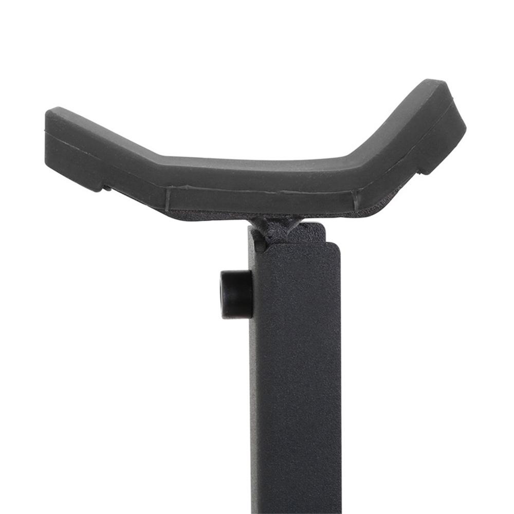 Motorcycle Single Side Paddock Stand Wheel Stand Support Foldable Aluminum Black