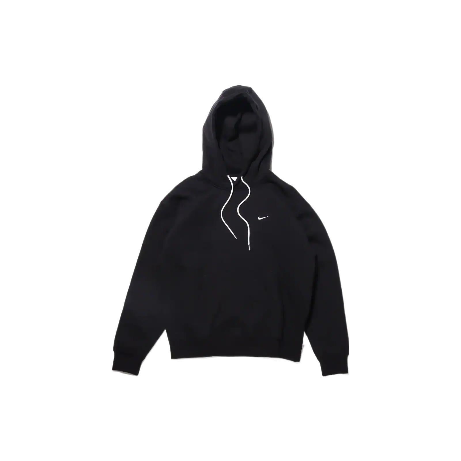 Men s Nike Logo Embroidered Solid Color Fleece Lined Black DA0316-010 M