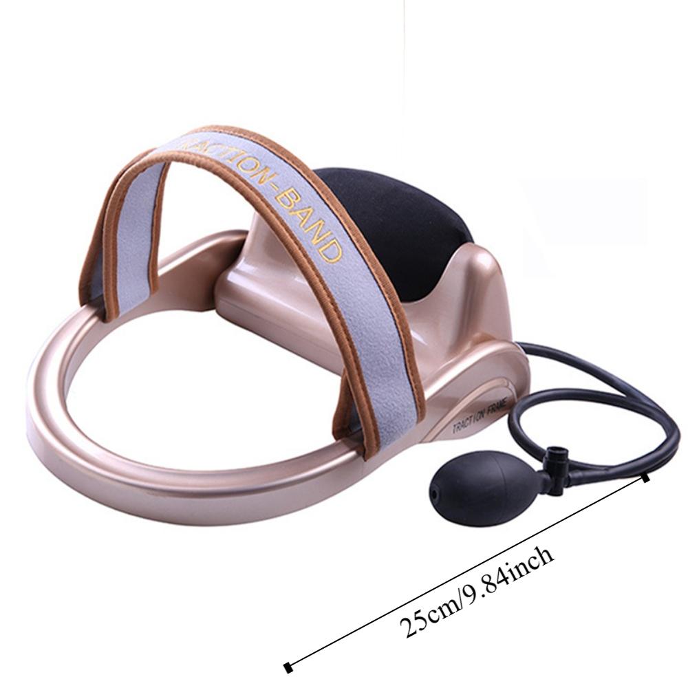 Stretch Cervical Tractor Pillow Relax Traction Posture Pump Gifts Filled Air Neck Massager  Home