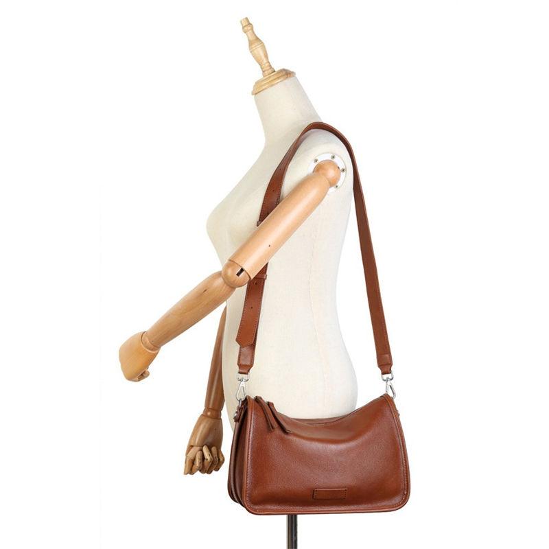 Genuine Leather Handbags for Women Fashion Vintage Design Messenger Bags Classic Phone Bag Purse