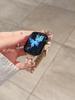 Enamel Butterfly Leather Strap for Apple Watch Series 2-10