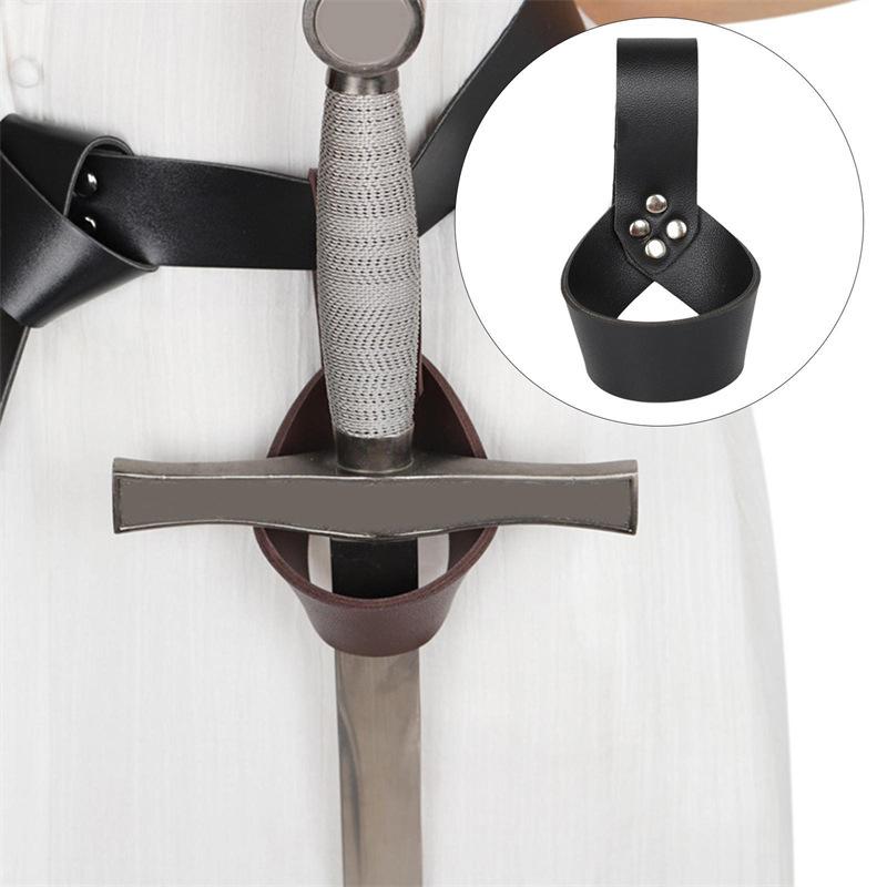 Medeltida Svärdslida Cutlass Krigare Retro Stil Slida Hållare Dolk Rapir Slida För Cosplay Scen Fest Pirat Män