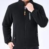 Men's Plus Velvet Thick Fleece Cardigan Sweatshirt Spring and Autumn Jacket Men's Autumn and Winter Warm Jacket