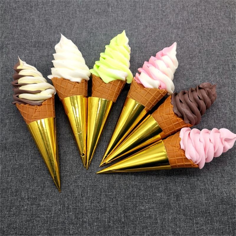 Artificial Ice Cream Model for Photography Props, Fake Ice Cream Model , Plastic Ice Cream Model for Shop Display