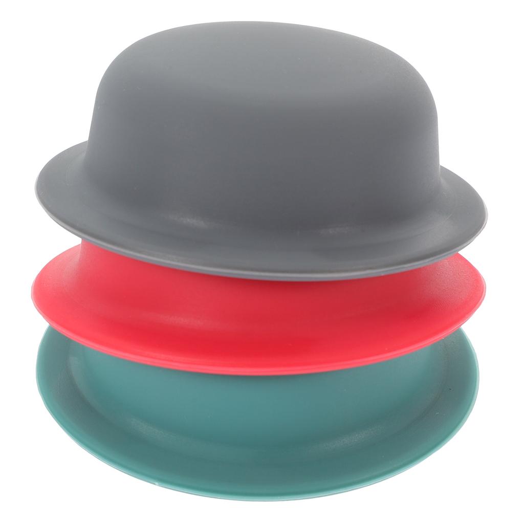 3 Pcs Silicone Pot Lid Cover Can Protector Handle Knob Sleeves Thicken Button Kitchen Accessory Caps Silica Gel Cooking