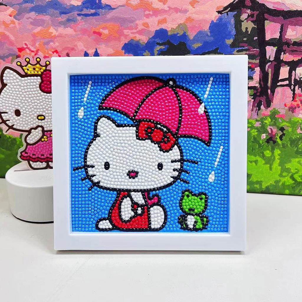 Free Shipping/Cartoon Diamond Painting Children'S Gift Handmade Cross Stitch Framed Diy Bedroom Sticker
