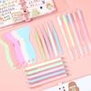 4 Stück/Set Handbuch Werkzeugset Punktklebestift Keramik Utility-Messer Pinzette Schaufel Für Kinder Schüler DIY Scrapbooking Dekoration